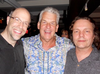 Brad, Lenny Clarke and Crit Harmon