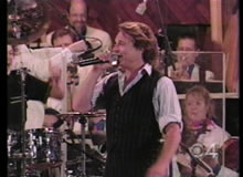 Brad over David Lee Roth's shoulder