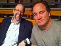 Brad with Jim Belushi